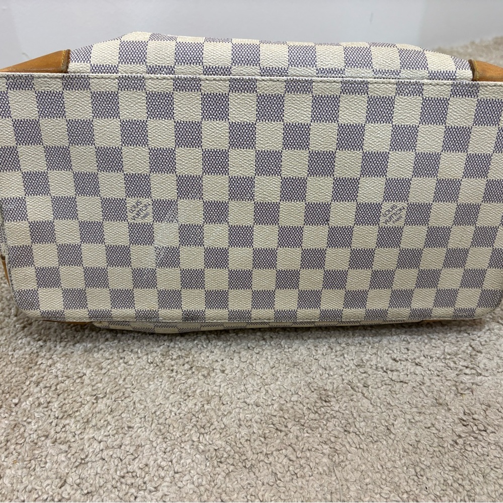 Louis Vuitton Hampstead MM tote bag in Damier Azur - AUTHENTIC - Picture 7 of 15